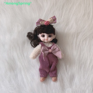 Amongspring&gt; ใหม่ ชุดเสื้อผ้าตุ๊กตา 1/8 16 ซม. อุปกรณ์เสริม สําหรับตุ๊กตา