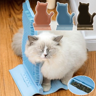 พร้อมส่งจ้า😻แปรงนวดแมว แปรงหวีขนสำหรับสัตว์เลี้ยง ของเล่นสัตว์เลี้ยง อุปกรณ์ถูแมว ให้แมวเข้าไปถู แมวชอบมาก ของเล่นแมว
