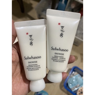 พร้อมส่งโฟมหน้าขาว สคบ.💯✅ Sulwhasoo Snowise Brightening Cleansing Foam 30 ml