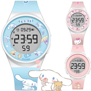 Sanrio Hello Kitty My Melody Cinnamoroll นาฬิกาข้อมือ นาฬิกาเด็ก นาฬิกากันน้ำ นาฬิกาผู้หญิง นาฬิกาสมาร์ทวอทช์ นาฬิกาข้อมือผู้หญิงดิจิตอล นาฬิกาดิจิตอลข้อมือ Smart Wrist Watch นาฬิกาดิจิตอล นาฬิกา นาฬิกาปลุก นาฬิกาปลุกดิจิตอล นาฬิกา