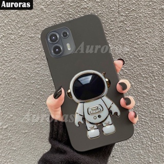 เคสโทรศัพท์มือถือ ยางนิ่ม กันกระแทก ลายนักบินอวกาศ พร้อมขาตั้ง สําหรับ Moto Edge 20 Lite Fusion Pro 20 Pro Lite Fusion