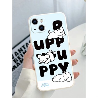 Cartoon puppy เคสไอโฟน iPhone 11 8 Plus case X Xr Xs Max Se 2020 cover เคส iPhone 13 12 pro max 7 Plus 14 pro max