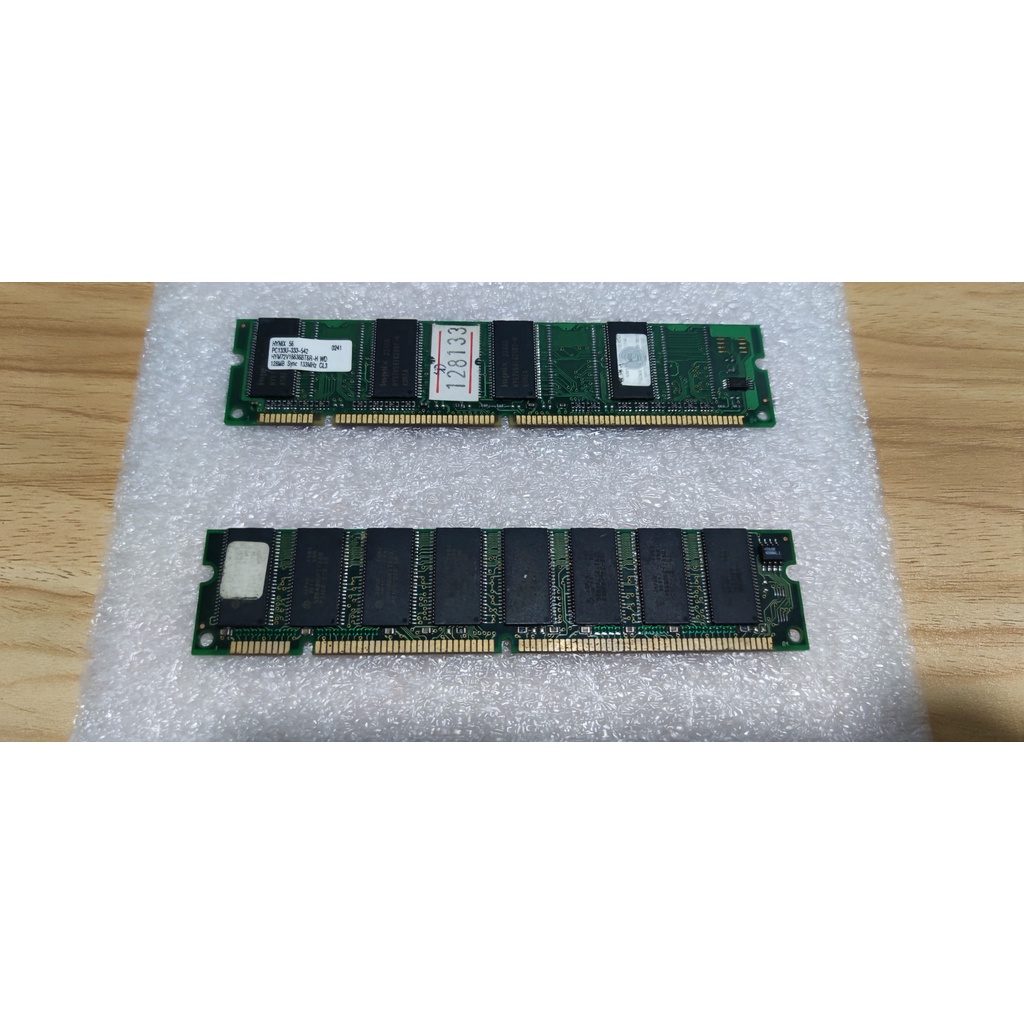 Ram Hynix PC133U-333-542 128MB Sync 133MHz CL3 RAM 168pin แรมรุ่นเก่า ...