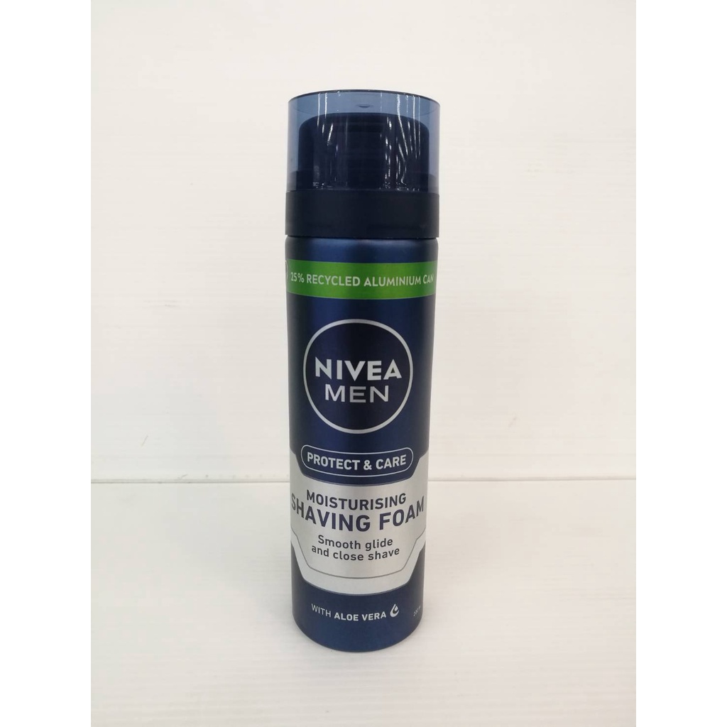 nivea-men-protect-amp-care-shaving-foam-200-ml-นีเวีย-เมน-โพรเทค-แอนด์-แคร์-เชฟ-วิ่ง-โฟม