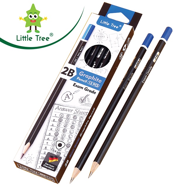 little-tree-ดินสอแรเงา-2b-pencil-แพ็ค-1-โหล