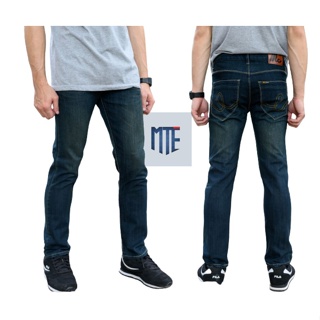 ภาพหน้าปกสินค้าMTE กางเกงยีนส์ผู้ชาย  ยีนส์ผู้ชายผ้ายืด ขากระบอกเล็ก สีมิตไนท์ฟอกเขียว เป้าซิป รุ่น 112/5 ยี่ห้อ MIGAL เอว28-36 ซึ่งคุณอาจชอบราคาและรีวิวของสินค้านี้