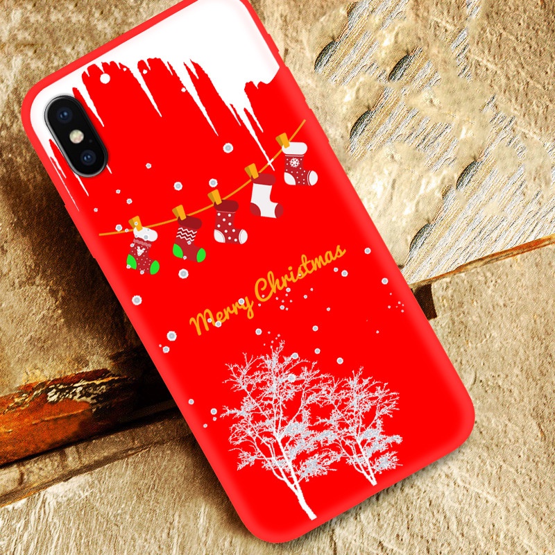 เคสโทรศัพท์มือถือ-ลายต้นคริสต์มาส-กวาง-สําหรับ-iphone-8-plus-6-6s-7-plus