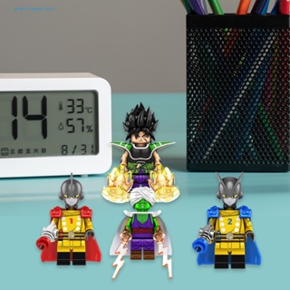 DR.BEI 8Pcs Dragon Ball Evolution Smooth Edge Building Toy School Supplies Anime Figures Kids Building Block Interactive