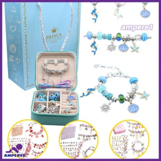 Cod Children Charm Bracelet Making Kit Supplies Bead Creative Diy Bracelet Handmade Crystal Jewelry Kid Bracelet Gift Box Set -AME1