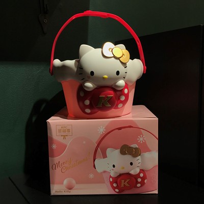 sanrio-november-ถังเก็บของเล่น-ลาย-kfc-christmas-train-hello-kitty-2021-ของเล่น-kfc-ของสะสม-คริสต์มาส-okuh