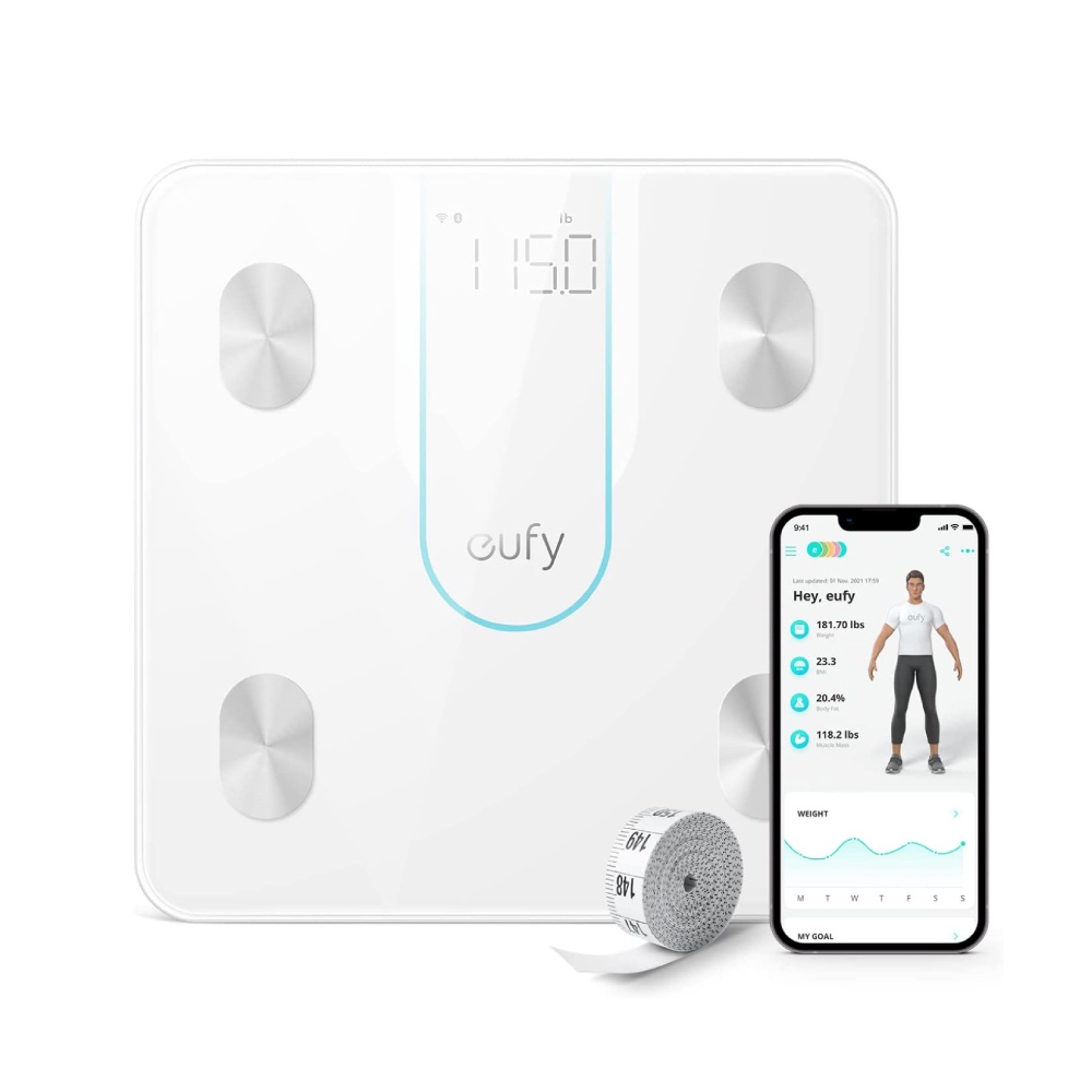 eufy-smart-scale-p2-เครื่องชั่งน้ำหนัก-วัดค่าสุขภาพ-15-รายการ-เชื่อมต่อแอปคำนวนแคลอรี่-บันทึกผลและส่งออกได้