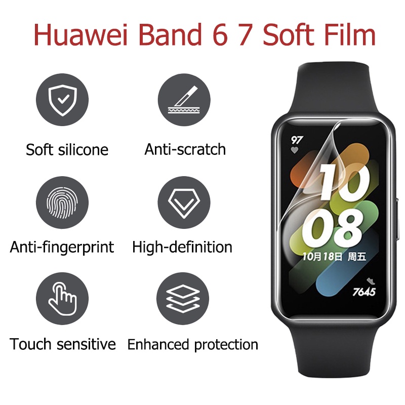 ตัวป้องกันหน้าจอนาฬิกาสำหรับ Huawei Band 8/9/10 Huawei Band6/6pro/7/FIT ...