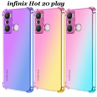 เคสโทรศัพท์มือถือ ไล่โทนสี สําหรับ Infinix Hot 20 play Hot 20 Hot 20S Hot 20i Hot 12 play Hot 12