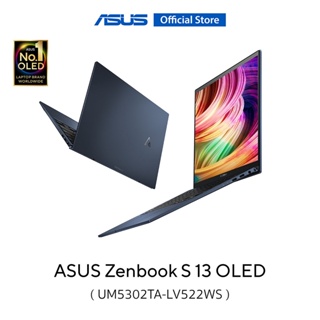 สินค้า ASUS Zenbook S 13 OLED (UM5302TA-LV522WS), 13 inch thin and light laptop, 2.8K OLED, AMD Ryzen 5 6600U, 16GB LPDDR5, 512GB PCIe 4.0 SSD