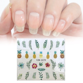 【AG】Nail Sticker Artistic Design Nail Vibrant Colors 2020 Nail Styles for DIY