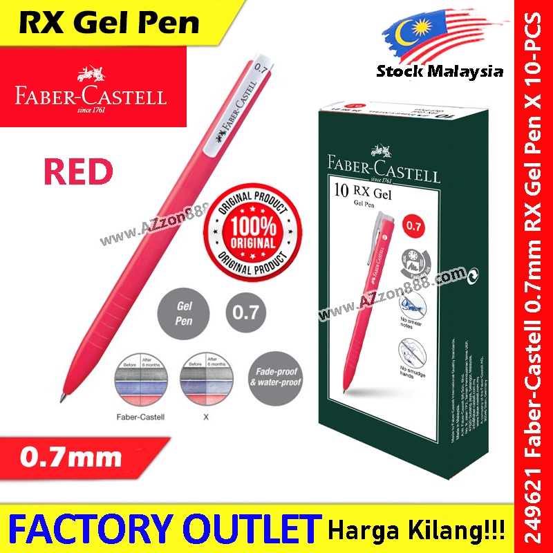 10-ชิ้น-faber-castell-0-7-มม-rx-เจลบอลปากกา-faber-castell-rx-ปากกาเจล-249651-249699-249621-0-7-มม