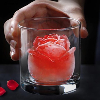 &lt;Dream&gt; ถาดแม่พิมพ์ซิลิโคน รูปดอกกุหลาบ 3D สําหรับทําน้ําแข็ง DIY 1 ชิ้น