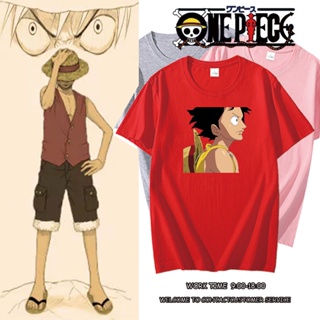 เสื้อยืด One Piece Sanji เสื้อยืดสไตล์เกาหลี เสื้อยืดสวยๆ เสื้อยืดแขนสั้น ธรรมดา เสื้อเบลาส์ เสื้อวินเทจชาย_23