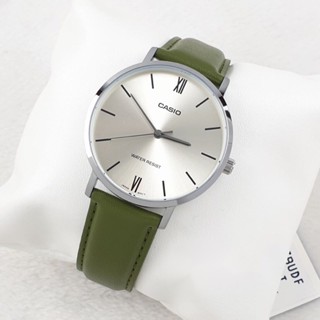 🎁CASIO STANDARD MTP-VT01L-3B ของแท้ 100% พร้อมส่ง ประกัน 1 ปี