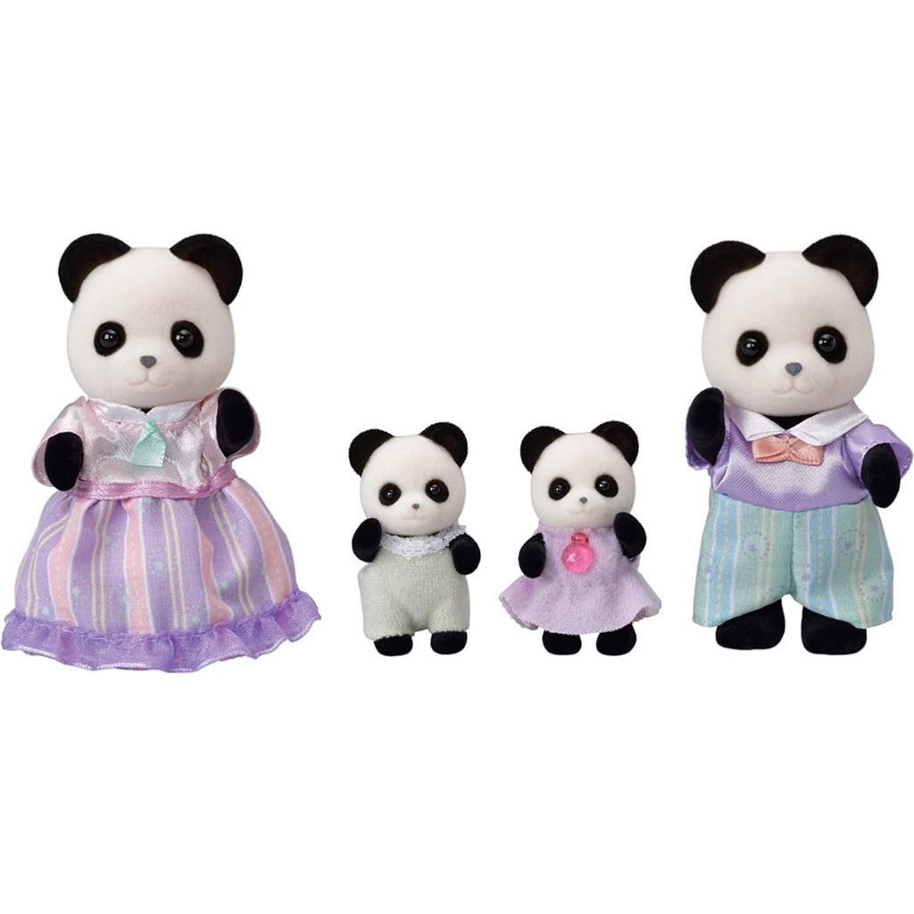 ตุ๊กตา-sylvanian-families-ครอบครัวแพนด้า-panda-family-epoch-สินค้าจากญี่ปุ่น
