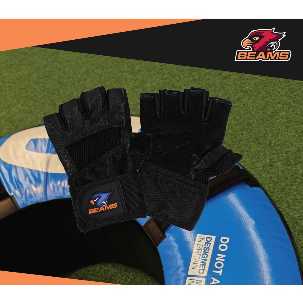 71beams-pro-wrist-wrap-glove-ถุงมือยกน้ำหนักและฟิตเนส
