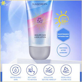 ZKYO 60ml Sunscreen UV Protection Cream Long-lasting Waterproof Sweatproof Sunscreen Lotion