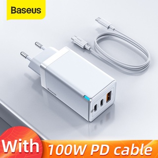 【Type-C To Type-C 100W Cable For Free】Baseus GaN5 Pro 65W Chagrer USB Type C Chagrer Quick Charge 4.0 3.0 PD Fast Chaging For iPhone 13 Pro Xiaomi Samsung Laptop Macbook