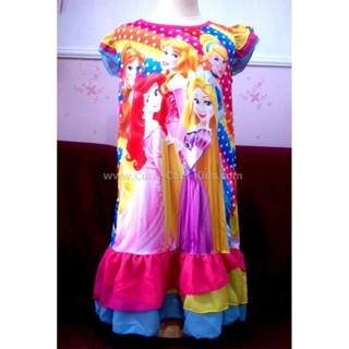 Dress-1223 เดรสเจ้าหญิง ชุดเจ้าหญิงดิสนีย์ Size-120/L (5-6Y)