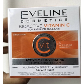 (Exp.09/25)Eveline Bioactive Vitamin C (ILLUMINATING CREAM) Day&amp;Night Cream 50ml