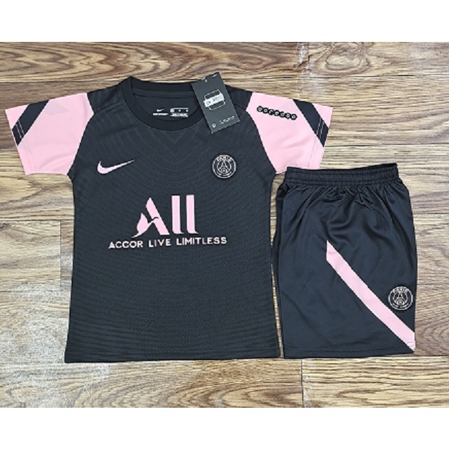 เสื้อกีฬาแขนสั้น-ลายทีม-psg-home-away-4th-white-kit-21-22-jersi-budak-สีขาว-สําหรับเด็ก