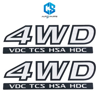 สติ๊กเกอร์ 4WD VDC TCS HSA HDC - NISSAN NAVARA NP300