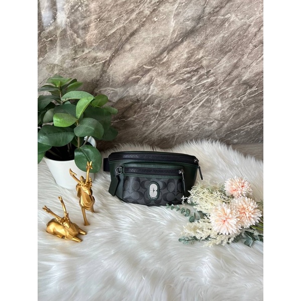 westway belt bag with checker print