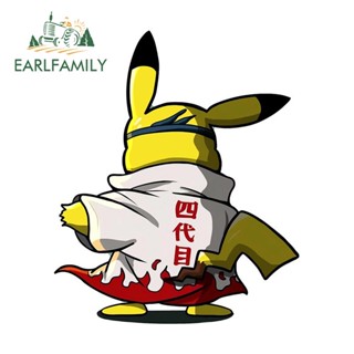 Earlfamily สติกเกอร์ไวนิล กันน้ํา ลายนารูโตะ 13 ซม. x 10.9 ซม. สําหรับติดตกแต่งตู้เย็น รถบรรทุก รถจักรยานยนต์