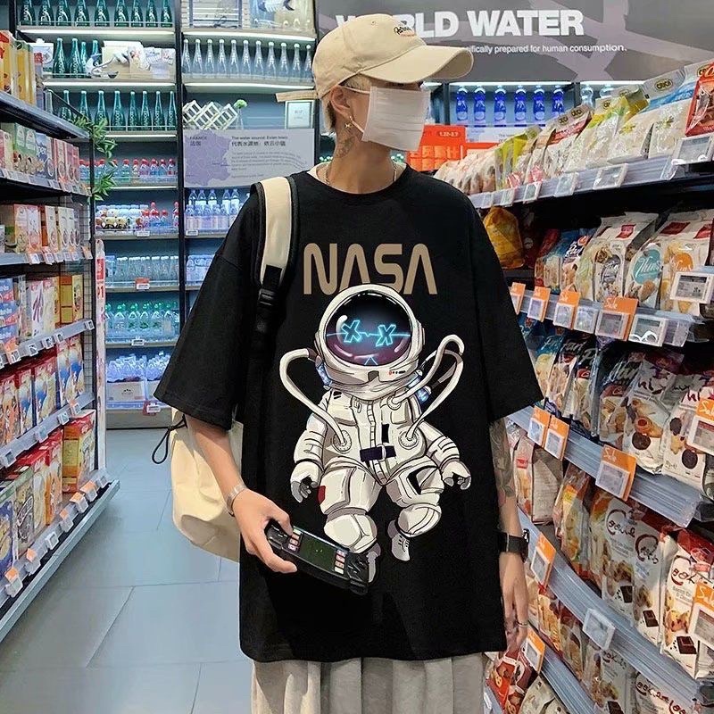 เสื้อยืด-wk-m-5xl-เสื้อยืดชาย-nasa-นักบินอวกาศคอกลม-แขนสั้น-แฟชั่นและการพักผ่อน-s92-30