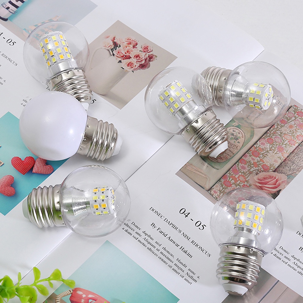 E27 /E14 หลอดไฟ LED Magic Bean G45 ทรงกลม ความสว่างสูง หลอดไฟข้าวโพด ...
