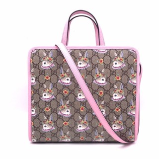 New Gucci tote kids มีสายยาว ลายกระต่าย