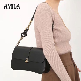Amila กระเป๋าบาแก็ต คุณภาพสูง แฟชั่นใหม่ ใต้วงแขน ลําลอง และอเนกประสงค์