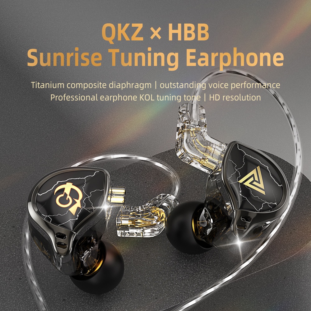 qkz-x-hbb-หูฟังอินเอียร์-1-ไดนามิก-hifi-ตัดเสียงรบกวน-สําหรับเล่นกีฬา