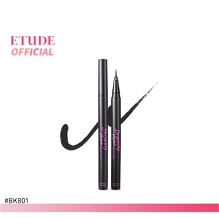 ETUDE DRAWING SHOW BRUSH LINER #BK801 อีทูดี้ เมจิกอายไลน์เนอร์