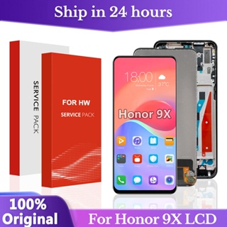 6.59&amp;quot;ใหม่ ของแท้ หน้าจอแสดงผล LCD ดิจิไทเซอร์ สัมผัสหน้าจอได้ สําหรับ Huawei Honor 9X Global STK-LX1 Honor 9X Pro