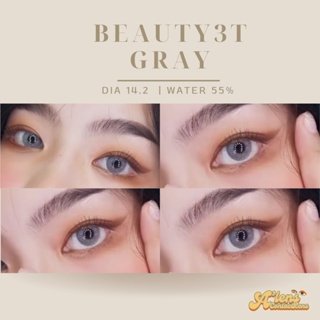 Beautylens รุ่น beauty3tone gray (ค่าอมน้ำ55%) 📌มีค่าสายตา