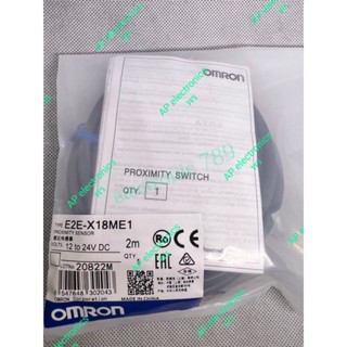 E2E-X18ME1 (แท้ 100%)PROXIMITY SENSOR omron 
12 to 24V DC 

ราคาไม่รวม vat♥️🙏🏻
สินค้ามาตรฐานที่โรงงานเลือกใช้