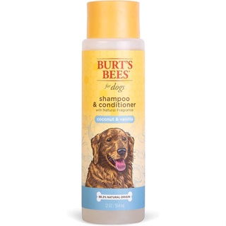 แชมพูสุนัข Burt’s Bees Shampoo &amp; Conditioner สูตร Coconut &amp; Vanilla ขนาด 354 ml