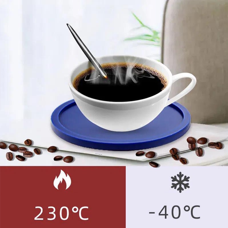 diamond-coffee-ที่รองแก้ว-ชนิดซิลิโคน-ทรงกลม-กันลื่น-ทนต่ออุณหภูมิสูง