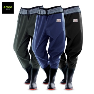 ERORO รองเท้าบูทกันน้ำ  กางเกงผ้าPVC ทำสวน ทำไร่ waterproof pants