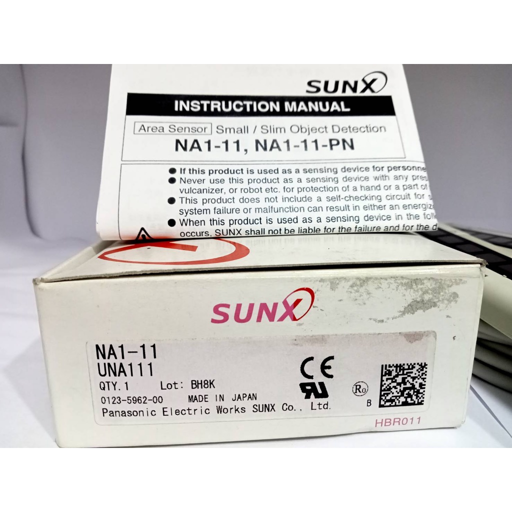 panasonic-sunx-small-slim-object-detection-area-sensor-สวิทช์ลำแสงแบบม่านแสง-na1-11-output-npn-no