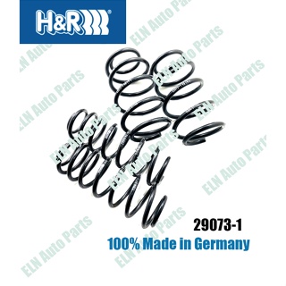 H&amp;R สปริงโหลด (lowering spring) สโกด้า SKODA Febia type 5J 1.2 TS1 ปี 2007 เตี้ยลง 40 มิล