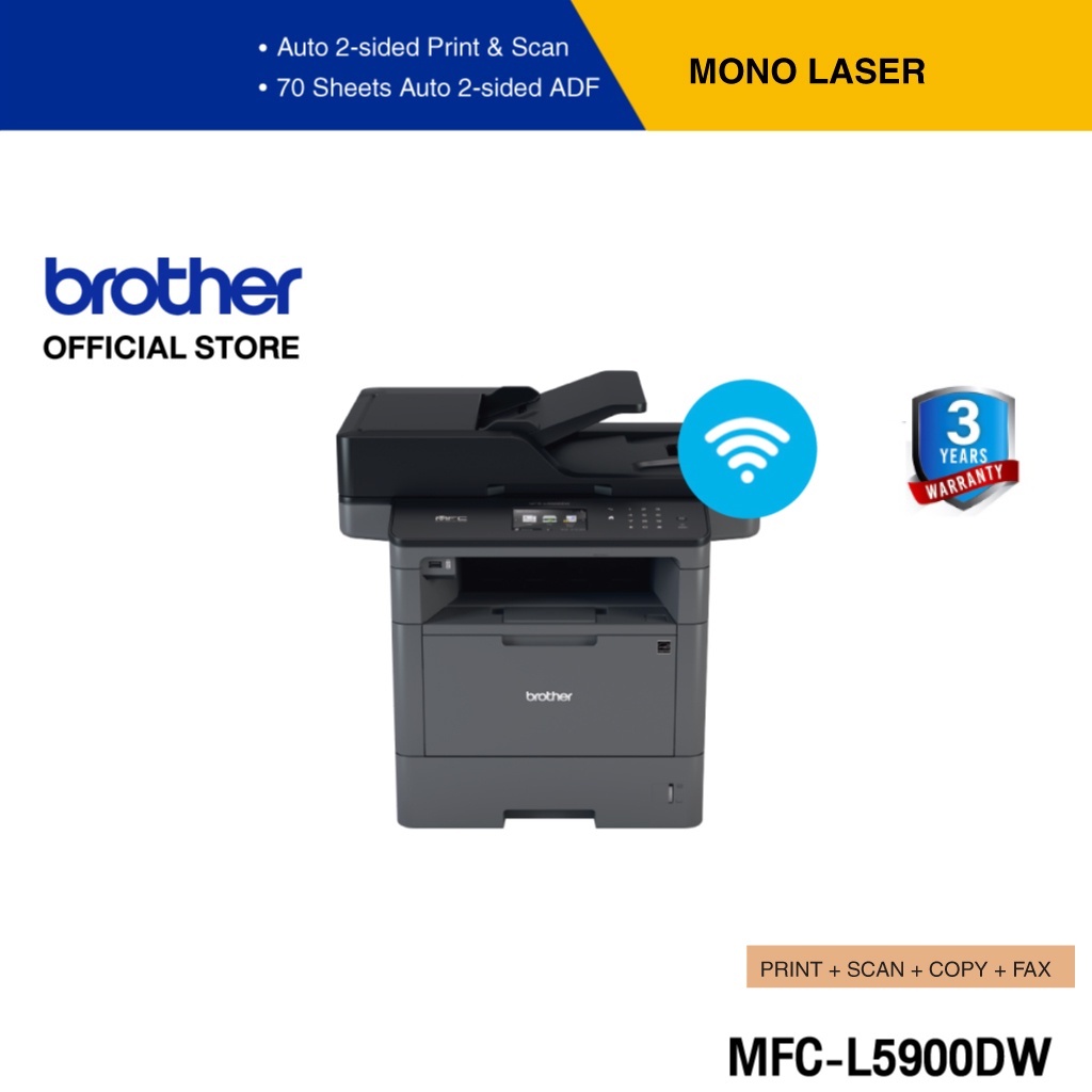 brother-mfc-l5900dw-เครื่องพิมพ์เลเซอร์สี-มัลติฟังก์ชัน-พิมพ์-ถ่ายเอกสาร-สแกน-แฟ็กซ์-ประกันจะมีผลภายใน-15-วัน-หลังจากที่ได้รับสินค้า