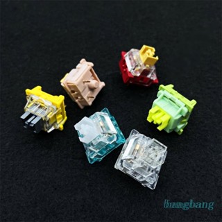 Bang สวิตช์คีย์บอร์ดเล่นเกม แบบเงียบ 3Pin Lube RGB MX Aixs