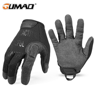 สินค้า Gumao ถุงมือขี่จักรยานยนต์ ถุงมือขี่จักรยาน สําหรับจักรยาน กีฬา แบบเต็มนิ้ว หน้าจอสัมผัส สําหรับผู้ชาย ผู้หญิง